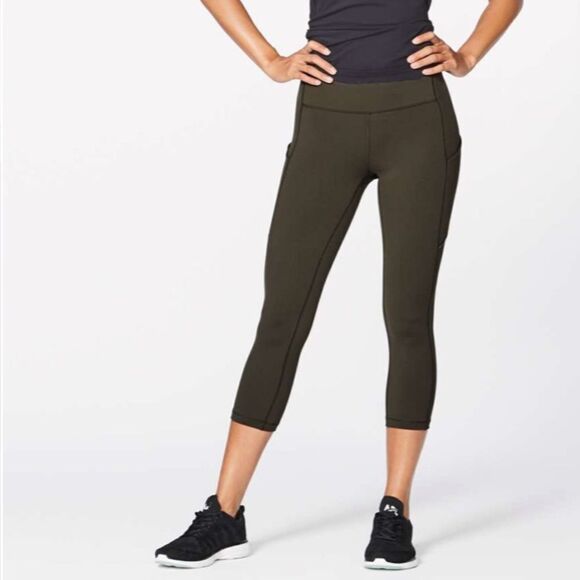 Lululemon Speed Up Crop *21"
Dark Olive - Picture 2 of 13